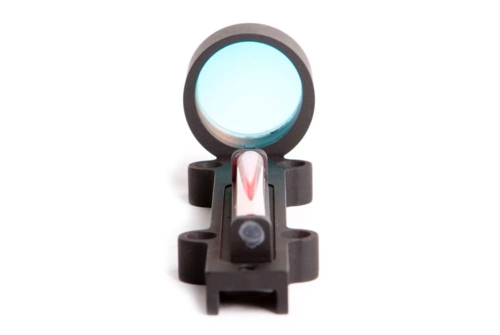 1X28 Circle Red Dot Fiber Collimeter Reflex Scope 11mm Shotgun
